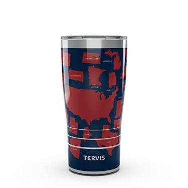 Imagem de Tervis Copo térmico de parede tripla Stateside, 590 ml, aço inoxidável