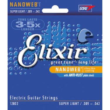 Imagem de Encordoamento 009 Super Light Para Guitarra Elixir