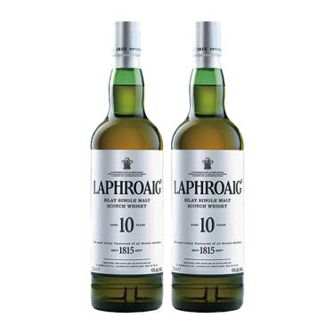 Imagem de Laphroaig Islay Single Malt Whisky 10 anos Escocês 2x 750ml