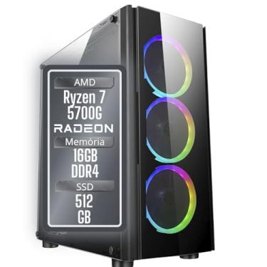 Imagem de PC Gamer 3Green Winner, AMD Ryzen 7 5700G, 16GB DDR4, SSD 512GB, Gráficos Radeon VEGA, Fonte 500W - GSW-24011
