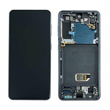 Imagem de Ygpmoiki Para Samsung Galaxy S21 5G SM-G991U G991U1 G991A G991F 15.7 cm LCD Display Touch Screen Digitalizador Moldura Preta Substituição