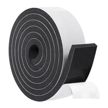 Imagem de Yotache Adesivo de espuma para decapagem climática 5 cm x 3/20.3 cm, vedação climática para batente de porta, fita de espuma de neoprene para janela, rolo de decapagem de clima de carro ao ar livre
