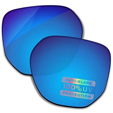 Imagem de Bowyer Lentes de reposição polarizadas para óculos de sol Oakley Latch Alpha OO4128 - Espelhado azul surf