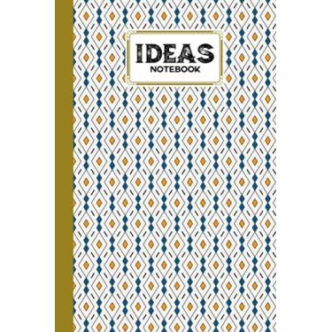 Imagem de Ideas Notebook: Premium Rhombuses Cover Ideas Notebook, Ideas Journal/Mini Ideas Notebook/Pocket Idea Log Book 120 Pages - Size 6" x 9" by Monica Pietrobon-Victoria