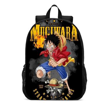 Imagem de Mochila Escolar Infanto Juvenil One Piece Anime Novidades 0399-Unissex