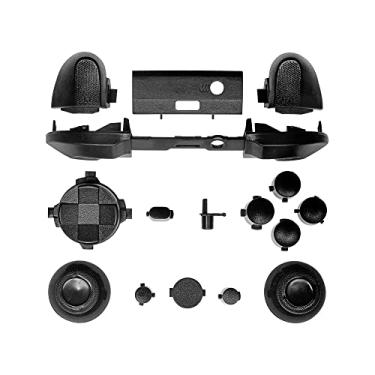 Imagem de Yiootop Full matte Replacement Buttons Set Mod Kits for Xbox Series X/S, Repair parts LB RB LT RT Bumpers Triggers D-pad ABXY Start Back Sync Share Keys for Xbox Series X /S Controller (Black)