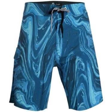 Imagem de Bermuda Volcom Boardshorts Psyche Marble Masculina-Masculino