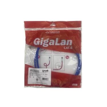 Imagem de Patch Cord cat6 1,5m Azul Gigalan Furukawa 