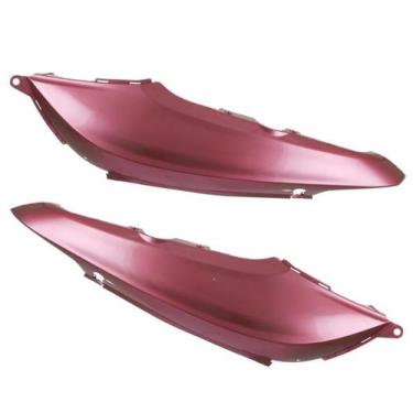 Imagem de Tampa Lateral Carenagem Cromo Forte Moto Honda Biz+ 125 Ex 2011 a 2017