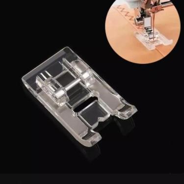 Imagem de Sapata Calcador de Plástico Zig Zag Ponto Acetinado Maquina Domestica 