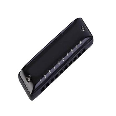 Imagem de conjunto de gaita gaita cromática Bocal de furo redondo diatônico 10 furos gaita de 20 tons, adequado para adultos e estudantes tocarem /283