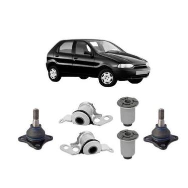 Imagem de Pivô + Bucha Da Balança Bandeja Dianteira Palio 1996 1997 98 - Qualyki