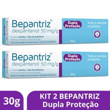 Imagem de Kit 2 Pomada Bepantriz Dupla Proteção Dermo 30g - Cimed