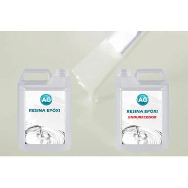 Imagem de Resina Epóxi 1Kg + Cor Sólida Creme Ral9001 Ag Baixa Espessu - Resinas