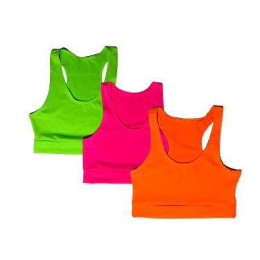 Imagem de Kit 6 tops Academia Fitness Sortidos Kit para sua Semana! - swg, Color