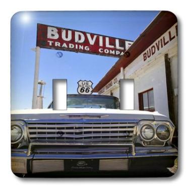 Imagem de 3dRose Interruptor duplo lsp_92715_2 Budville New Mexico Rota 66 Us32 Jmr0800 Julien Mcroberts