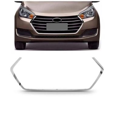 Imagem de Aro Friso Cromado Grade Hb20 2016 2017 2018 2019 - Retrovex