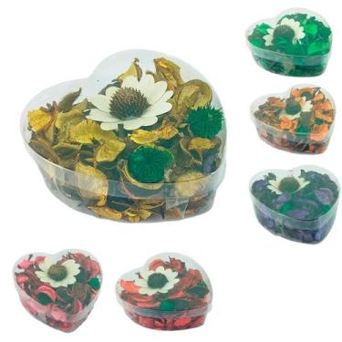 Imagem de Kit Folhas Aromáticas Decorativas Artificiais Cores Sortidas Caixa de 