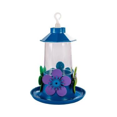 Imagem de Bebedouro Jel Plast Pet Piu Luxo com Bandeja Azul para Beija-Flor - 25