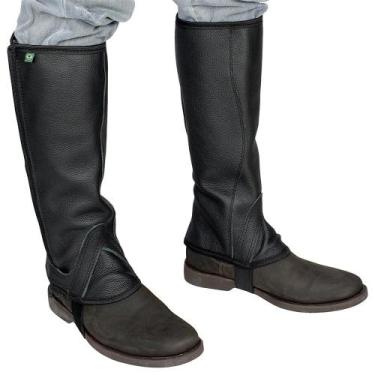 Imagem de Perneira em Couro Tradicional SV3289 - Preta - Selaria Vertentes, Pret