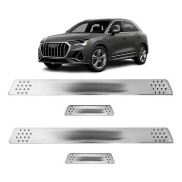 Imagem de Soleira para Porta Lateral Tuning Esportiva para carros 4 Portas (ABS)