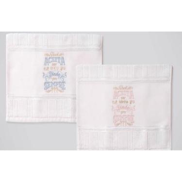 Imagem de Toalha Aceita ser Meu Dindo e Dinda Batismo Papilloo