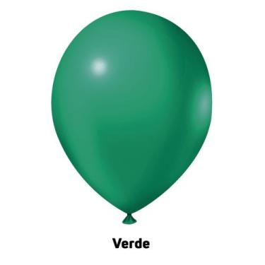 Imagem de Balão Profissional 9'' - Pct. 50 Unid - BP Balões Personalizados, Verd