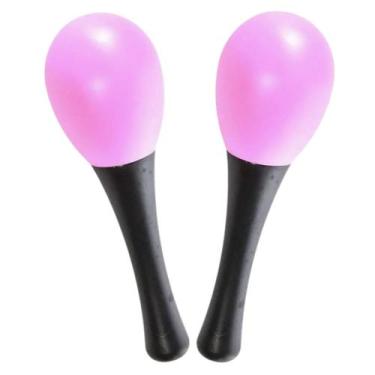 Imagem de Chocalho Maraca Infantil em Plástico ABS Liverpool, Rosa