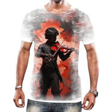 Imagem de Camisa Camiseta Tshirt Instrumento Corda Violinos Melodia 3 - Enjoy Sh