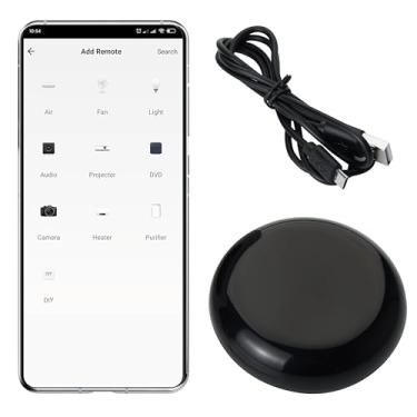 Imagem de UJV Hub de controle tudo em um WiFi 2022, Blaster remoto, gateway infravermelho universal, para Smart Life/Tuya Smart UFO Shape Remoter para TV, STB, ventilador, DVD, AC, Alexa, Google Home,
