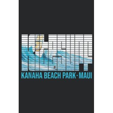 Imagem de KITESURFING Maui Kanaha Beach Park Kiteboarding Art: Lined Journal Notebook To Do Schedule, Medium 6x9 Inches, 100 Pages, Printed Cover