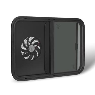 Imagem de Beleeb Janela De Rv Com Exaustor, 30" L X 20" A Janela De Substituição De Rv, Janela Deslizante Horizontal Aprovada Pela Dot Para Trailer De Carga De Campista Com Anel De Acabamento