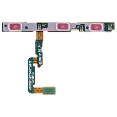 Imagem de BESJMYT Botão liga/desliga e botão de volume, cabo flexível de substituição para Samsung Galaxy S23 FE, cabo flexível, botão liga/desliga, botão de controle, peças de reparo para SM-S711U1 SM-S711U