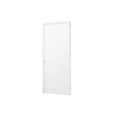 Imagem de Porta de Giro Lambril em Alumínio Branco Caribe Max 215x90x6cm Direita