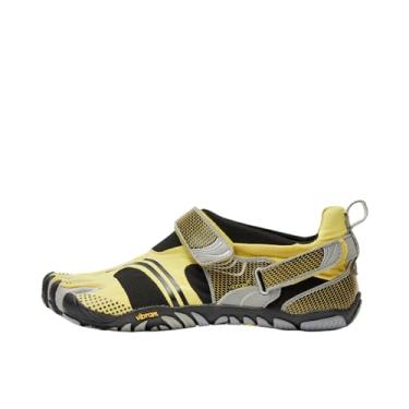 Imagem de Vibram Men's FiveFingers KMD Sport Shoe, Yellow/Black/Silver, 50 EU / 13-14 US