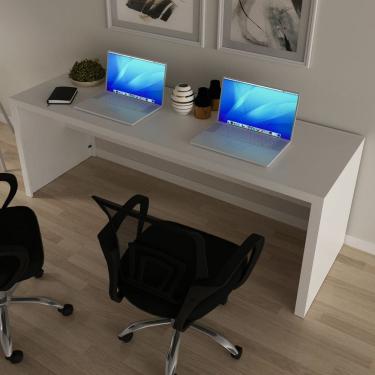 Imagem de Mesa Para Escritório 2 Lugares 180cm ME4185 Branco