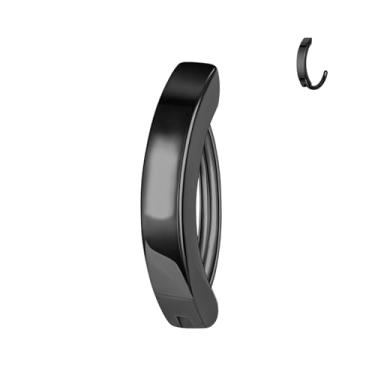 Imagem de ALACLO Brinco labret de 16G, joia de piercing labial vertical de titânio G23, anel de sobrancelha dourado, argola de umbigo clicker para mulheres e homens, Titânio, Sem Pedra Preciosa