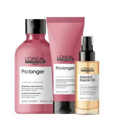 Imagem de Kit L'Oréal Professionnel Pro Longer + Absolut Repair Triplo (3 Produt