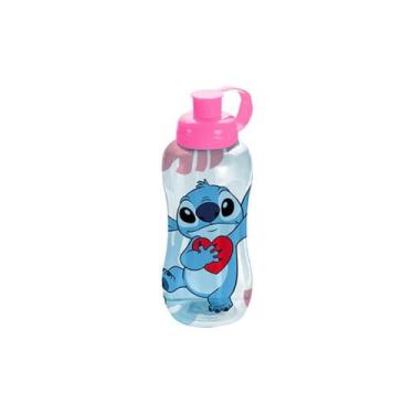 Imagem de Garrafa Squeeze Stitch Escolar Academia de Plástico Livre de BPA com T