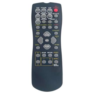 Imagem de Substituição RAV22 WG70720 Remote Commander compatível com receptor de áudio e vídeo Yamaha RX-V359 RX-V350 RX-V357 HTR-5630RDS RX-V340RDS HTR-5830 HTR-5930 HTR-5940 RXV359 RXV3330 50 RXVV 357