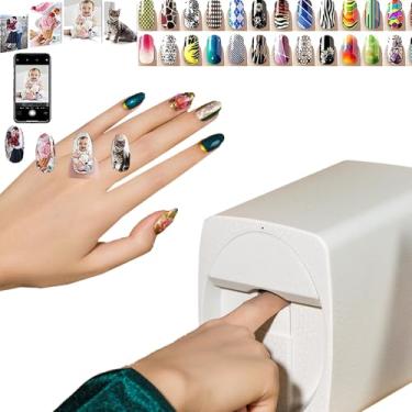 Imagem de CHONGHAN Impressora De Unhas 3D, Impressora De Unhas AutomáTica Inteligente, Tela SensíVel Ao Toque De Alta DefiniçãO De 7 Polegadas, ResoluçãO De 1024 X 600 Pixels, Equipamento De Unhas WIFI