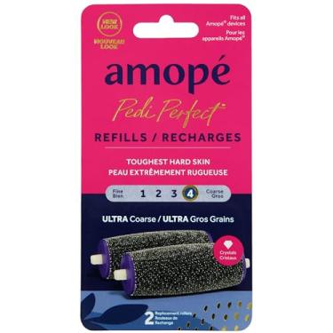Imagem de Amope Pedi Perfect Recargas eletrônicas para lixa de pé – ultra grossa, remove a pele dura e morta – 2 unidades