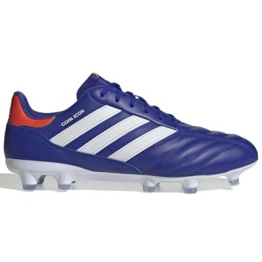 Imagem de adidas Tênis unissex adulto Copa Icon Firm Ground, Azul lúcido/branco/vermelho solar, 37 BR