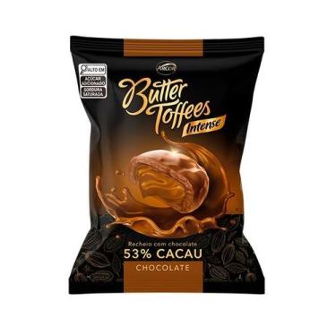 Imagem de Bala Butter Toffees Chocolate Meio Amargo 53% Cacau Arcor 500g 