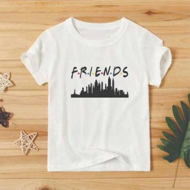 Imagem de Camiseta Friends Frases, logo, colorida, Friends poliéster - NoBrand, 
