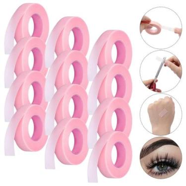 Imagem de 12 Un Fita Adesiva Para Extensão de Cílios 9m Respirável Colorida - Ki