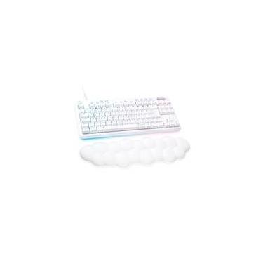 Imagem de Teclado Mecânico Gamer Logitech G713, Coleção Aurora, Switch GX Red Linear, RGB LIGHTSYNC, Layout ABNT, Apoio para Mãos, Branco - 920-010705