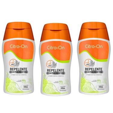 Imagem de 3 Repelentes Citro-On Contra insetos até 8 horas de proteção 200ML