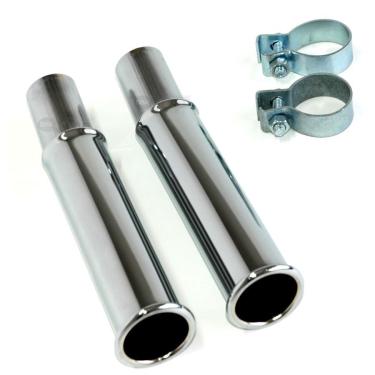 Imagem de Ponteira Escape Fusca Esport Curva S. Miolo + Abraçadeira S39