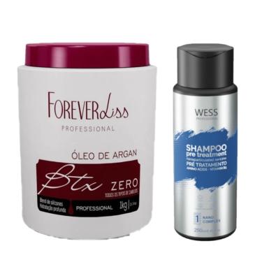 Imagem de Forever Liss Botox Argan 900g + Wess Nano Passo 1 - 250ml